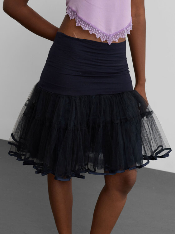 Layered Flounce Skirt 