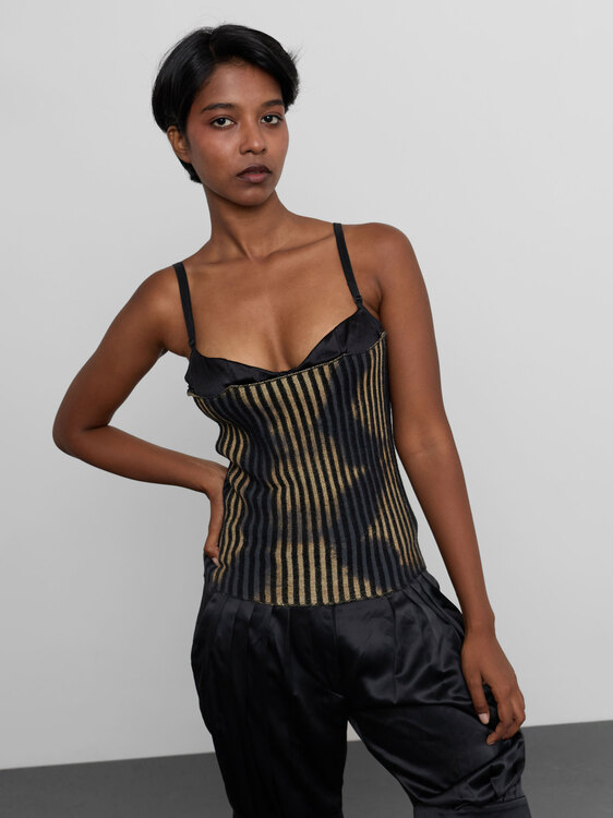 Knitted Bustier Top 
