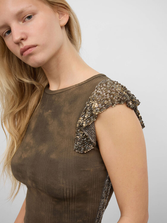 Gaetano Navarra Acid Wash Top 