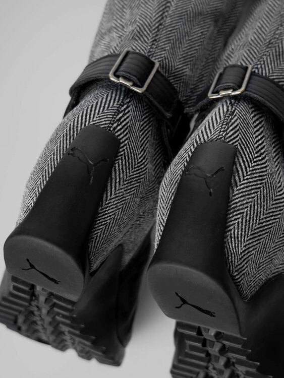 Puma Knee High Wedge Boots 