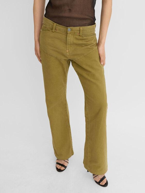 Michiko Koshino Khaki Trousers 