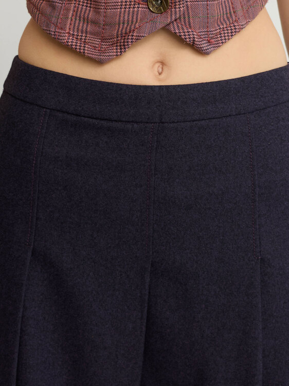 Miu Miu Wool Midi Skirt 