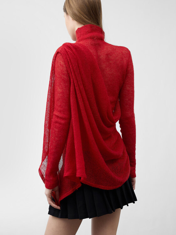 Plein Sud Red Mantle Jumper 