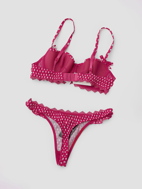 Polka Dot Lingerie Set 
