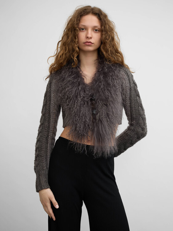 Nolita Alpaca Collar Cardigan 