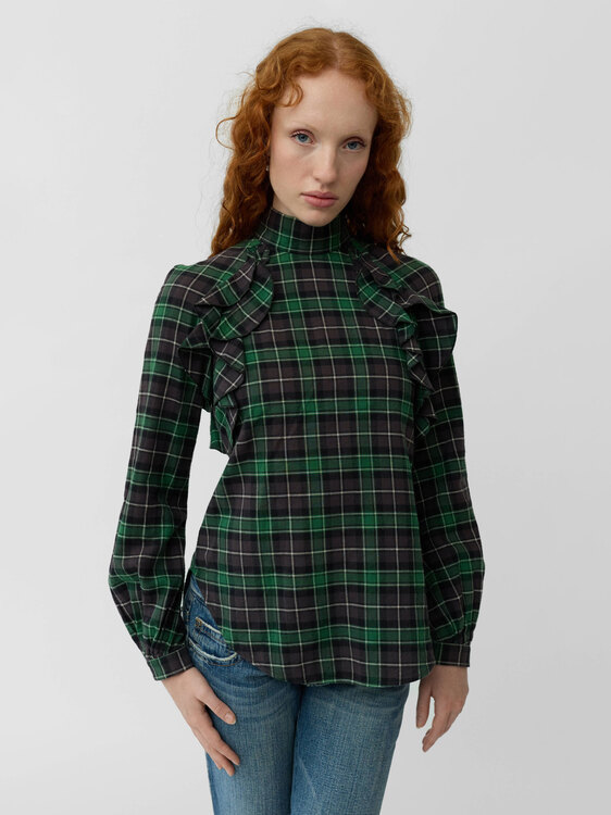 Dsquared2 Plaid Blouse 