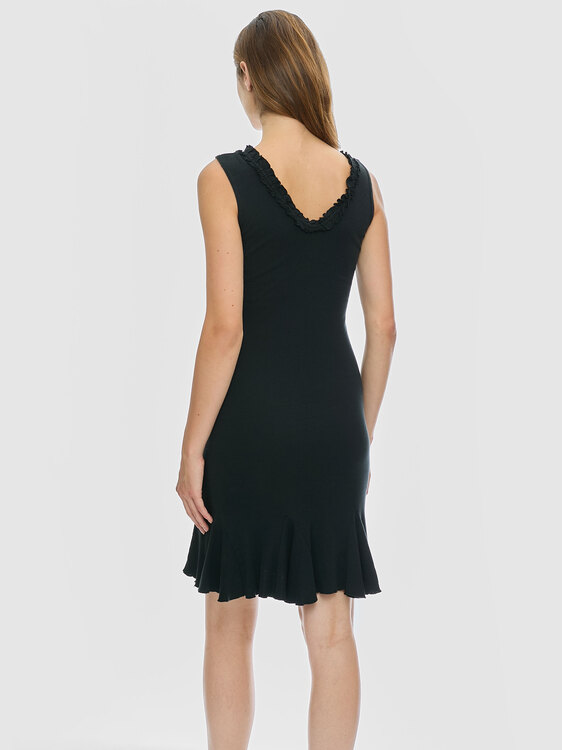 Black Stretchy Mini Dress 