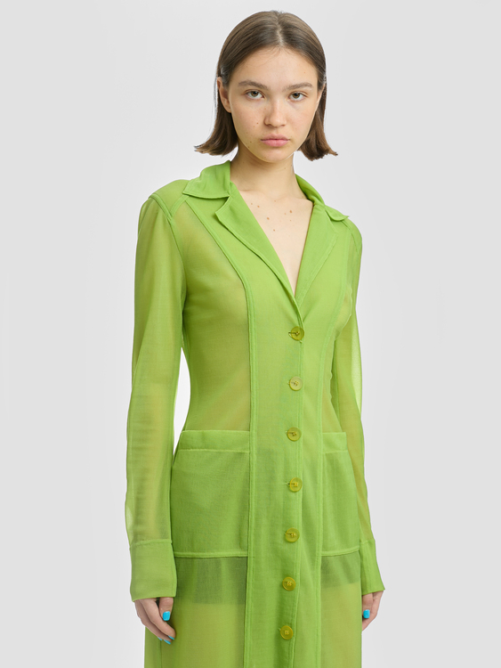 Plein Sud Mesh Blazer Dress 
