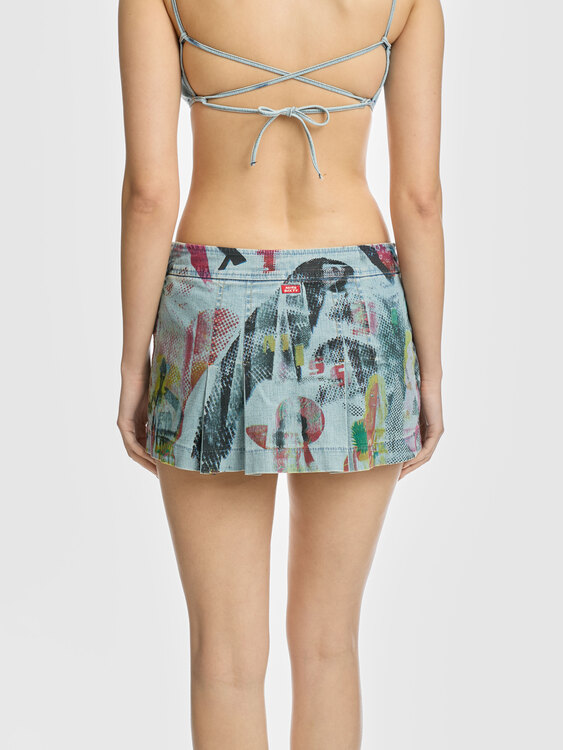 Miss Sixty Pleated Mini Skirt 