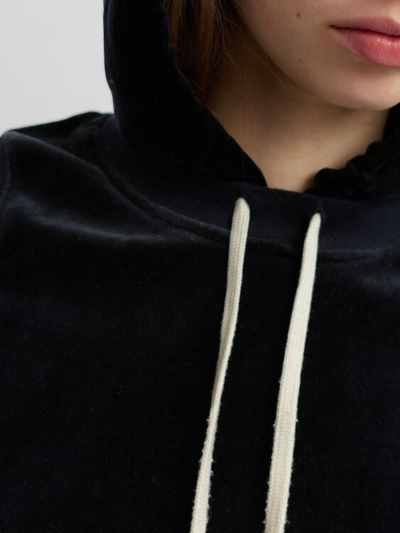 Miss Sixty Velvet Hooded Vest 