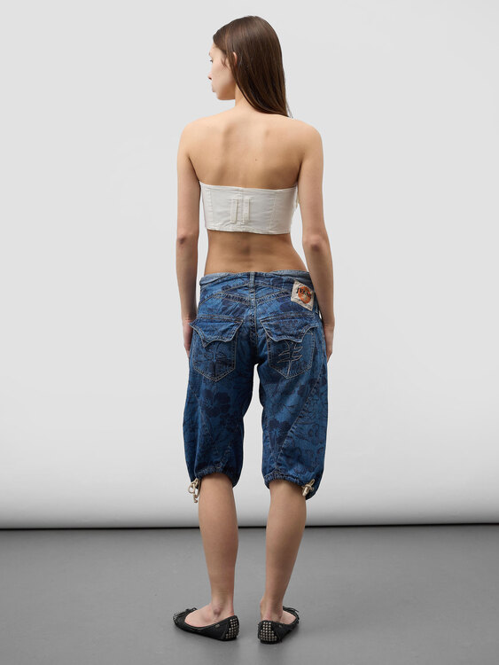 Michiko Koshino Denim Capris 
