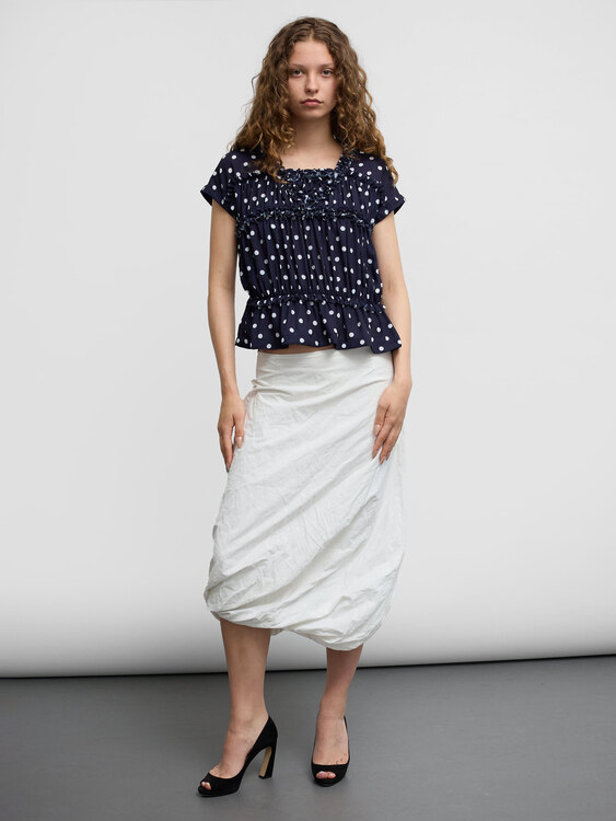 Sarah Pacini Balloon Midi Skirt 