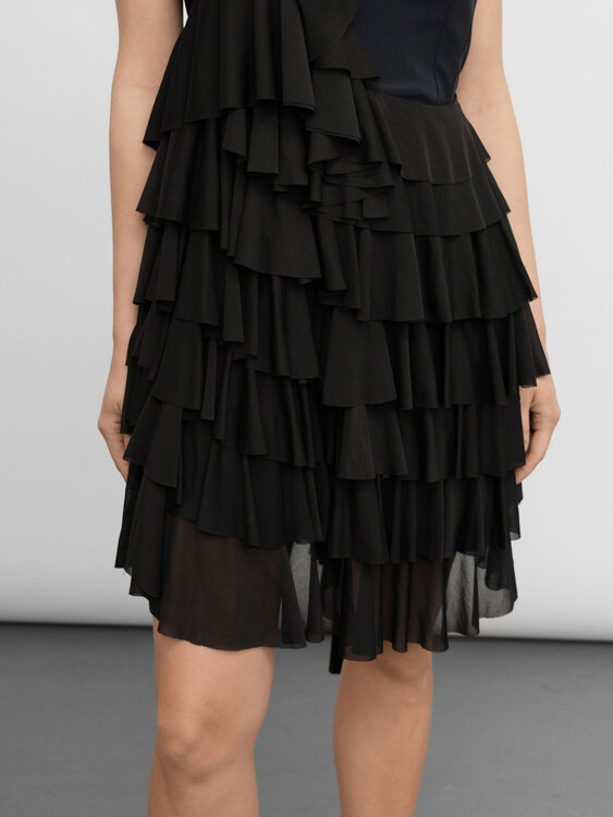 Acne Ruffled Corset Dress 