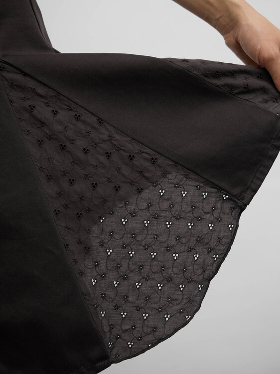 Michiko Koshino Pleated Midi Skirt 