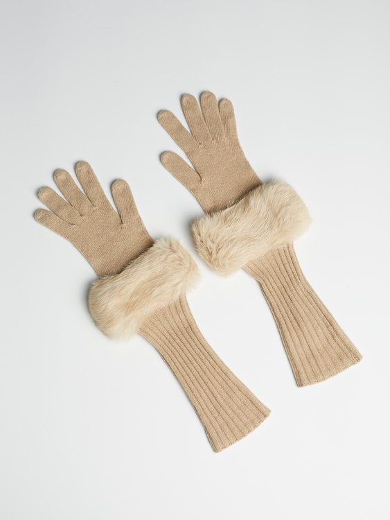 Sportmax Beige Gloves 