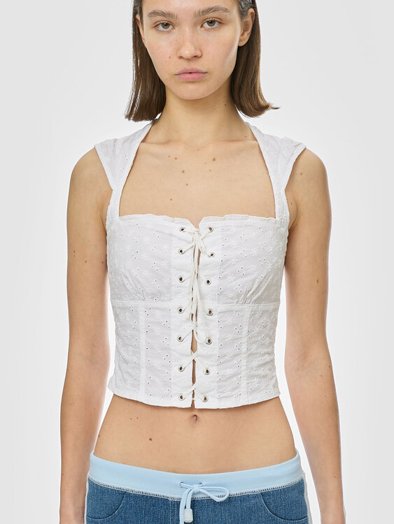 Sisley Embroidered Bustier 