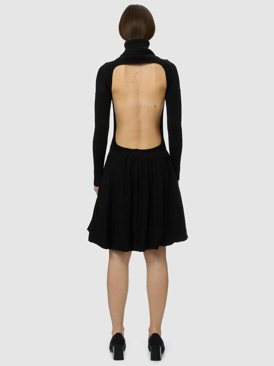 Stefanel Knit Open Back Dress 