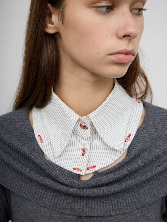 Cop Copine Knitted Shirt Dress 