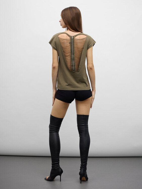 Plein Sud Stretchy Leather Boots 