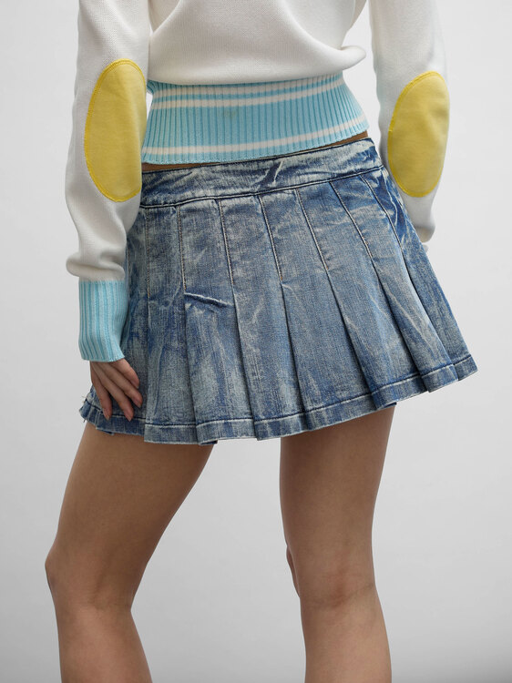 Replay Pleated Mini Skort 