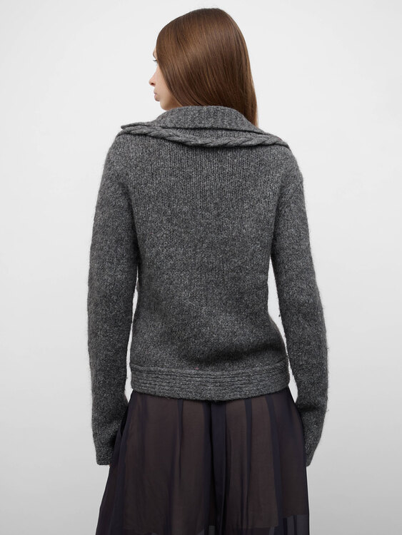 Diesel Grey Knit Cardigan 