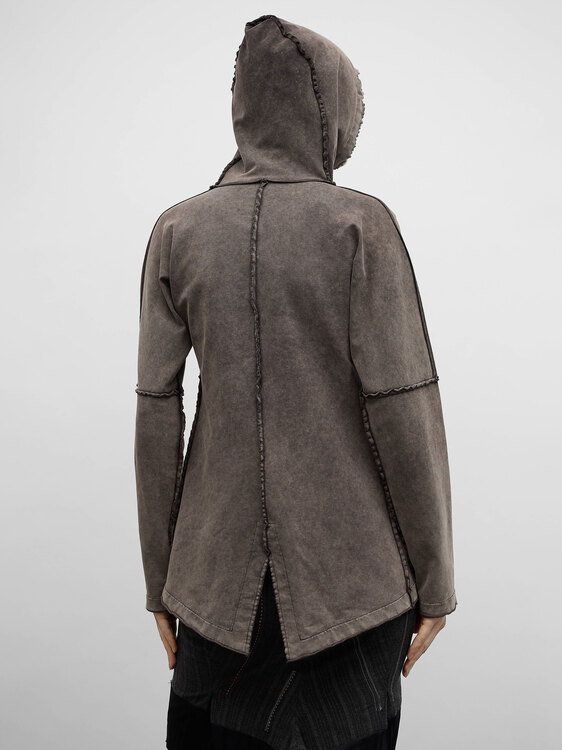 Cop Copine Acid Wash Hoodie 