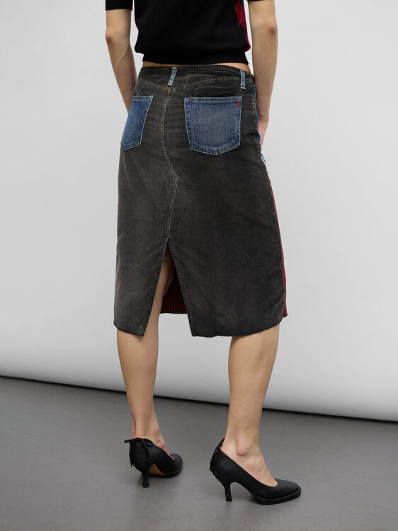 Replay Patchwork Midi Skirt 