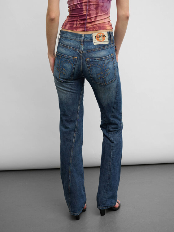 Michiko Koshino Twisted Leg Jeans 