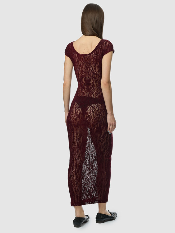 Plein Sud Lace Maxi Dress 