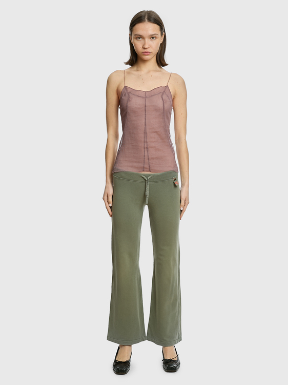 Plein Sud Lilac Mesh Camisole Top 