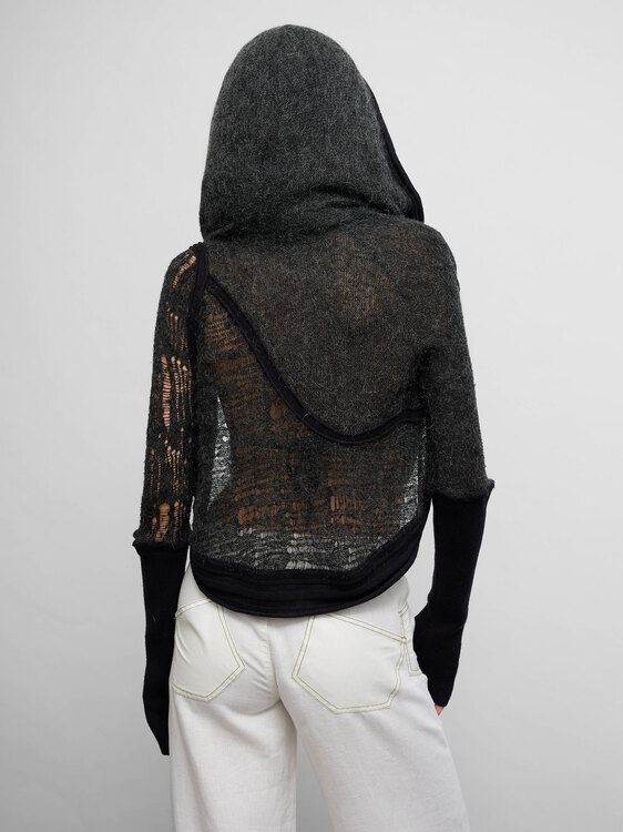 Diesel Knitted Open Cardigan 