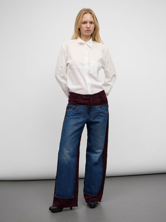 Gaultier Wool & Denim Trousers 