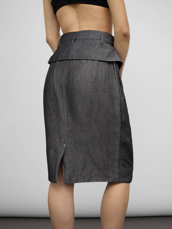 Sportmax Double Waist Midi Skirt 