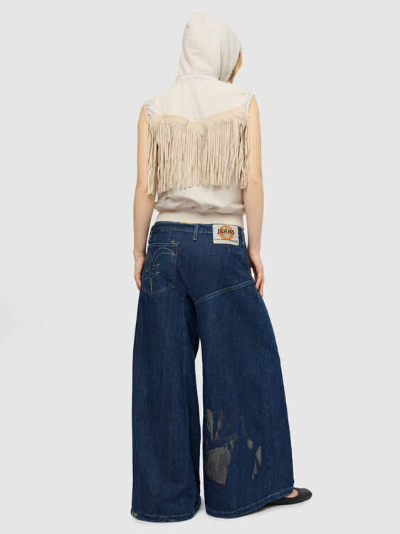 Michiko Koshino Wide Leg Jeans 