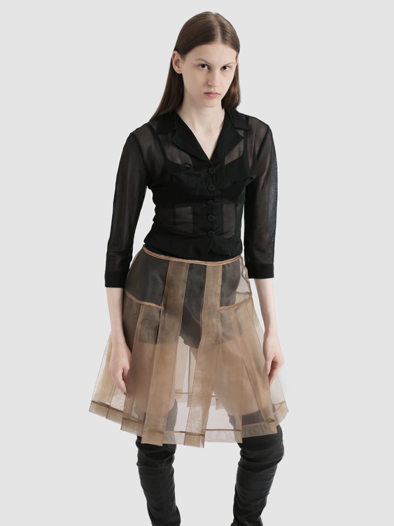 Miu Miu Crinoline Mesh Skirt 
