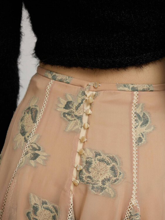 Plein Sud Pale Pink Mini Skirt 