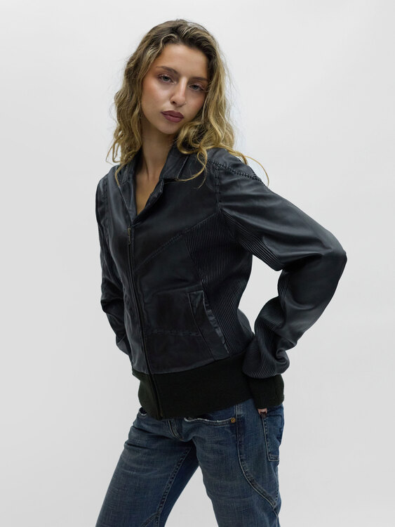 Michiko Koshino Leather Jacket 