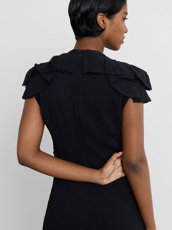 Plein Sud Ruffle Detail Dress 