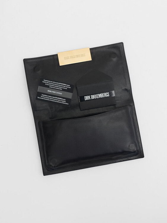 Dirk Bikkembergs Fur And Leather Clutch 