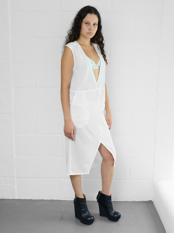 Ann-Sofie Back Sheer Dress 