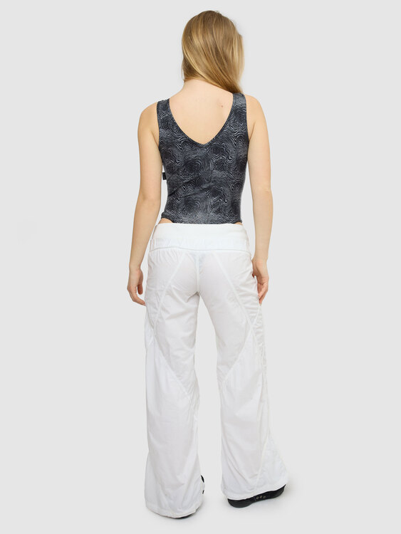 Anti-Flirt Abstract Print Bodysuit 