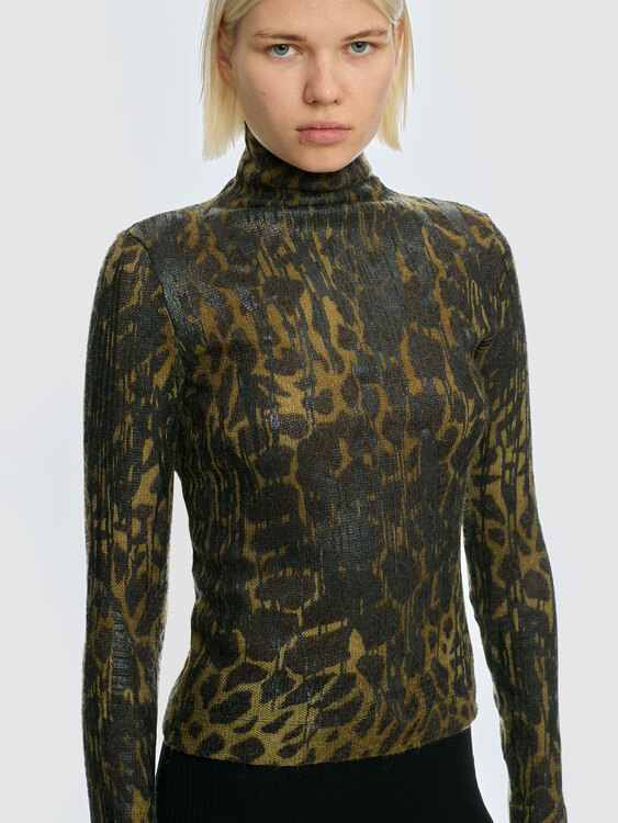 Plein Sud Animal Print Jumper 