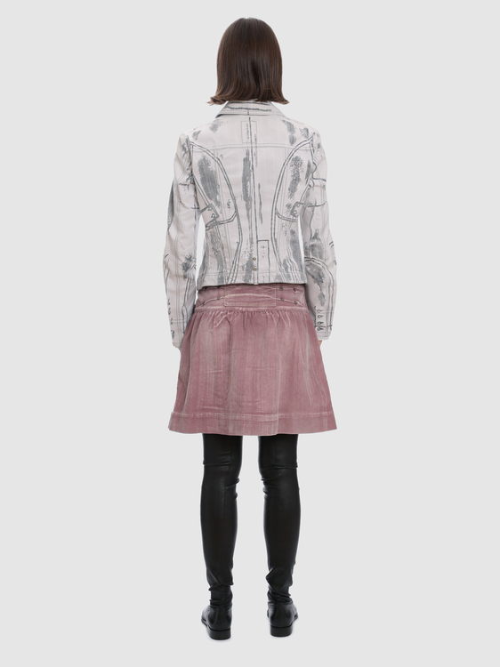 Killah Lavender Corduroy Skirt 