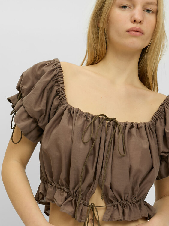 Michiko Koshino Milkmaid Blouse 