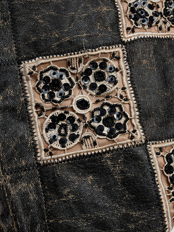 Distressed Effect Handbag 