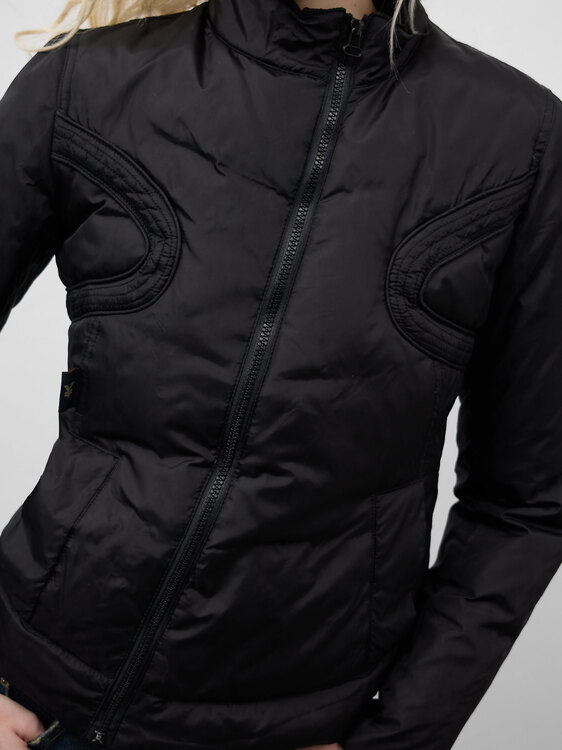 Michiko Koshino Nylon Moto Jacket 