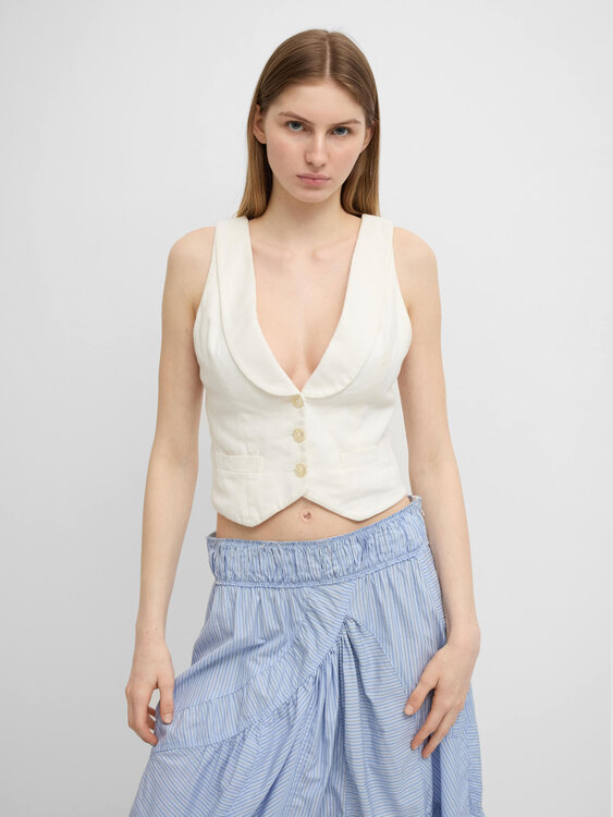 Dolce & Gabbana Linen Vest 