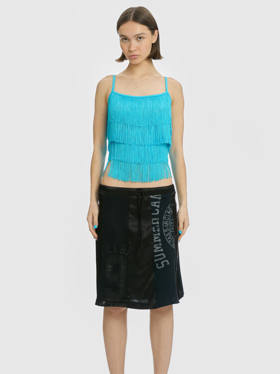 Killah Patchwork Midi Skirt 