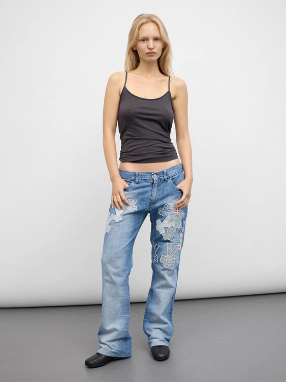 Michiko Koshino Patchwork Jeans 
