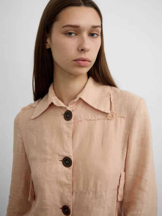 Michiko Koshino Linen Blazer 